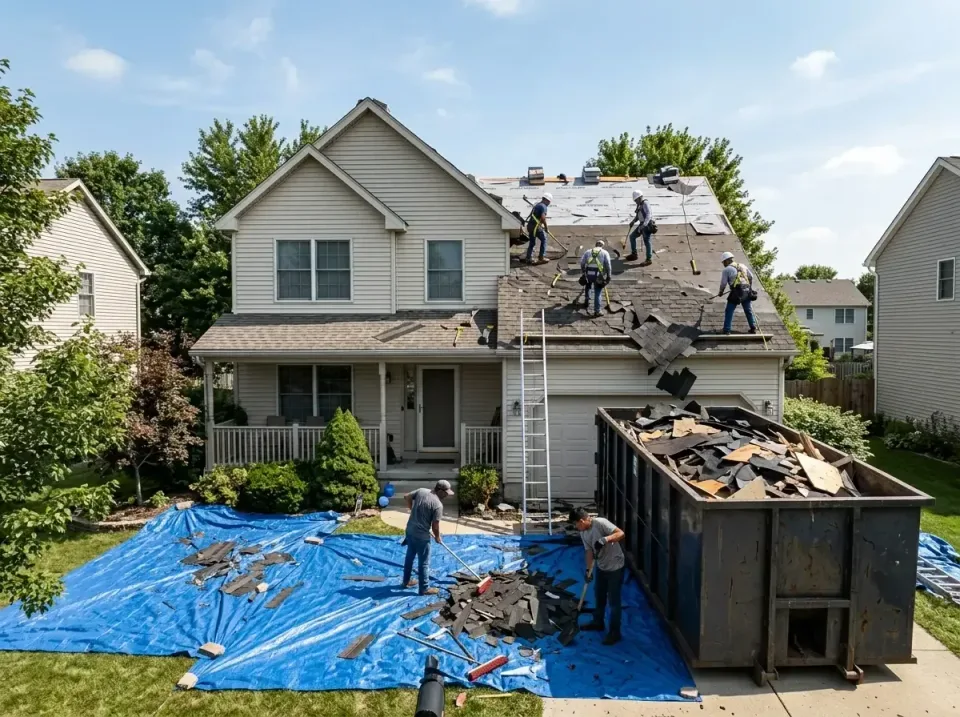roof-replacement-debris-remova-004 — frequently asked questions, Cheapest Dumpster Rentals in Olney, IL